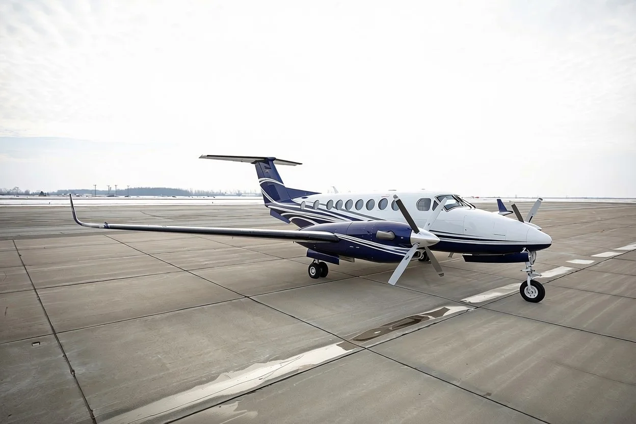 Beechcraft King Air maintenance at Haven